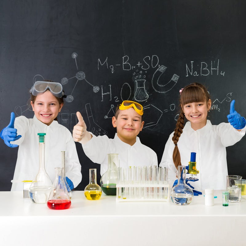 AQT LLC Disposable Lab Coats for Kids, 12 Pack - Scientist Coats - Doctor Coat - Lab Coats for Science Party (Youth Small) - Image 2